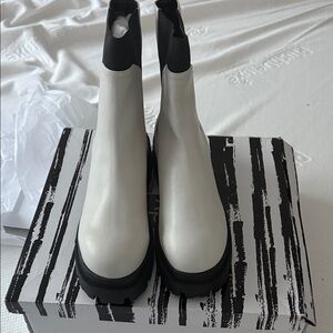 DV by Dolce Vita Black and White Ankle Boots